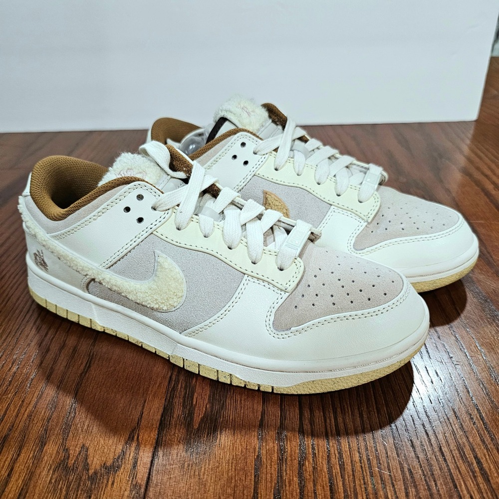 Nike Dunk Low Year of the Rabbit FD4203-211 Fossil Stone Men's 7 Women's 8.5